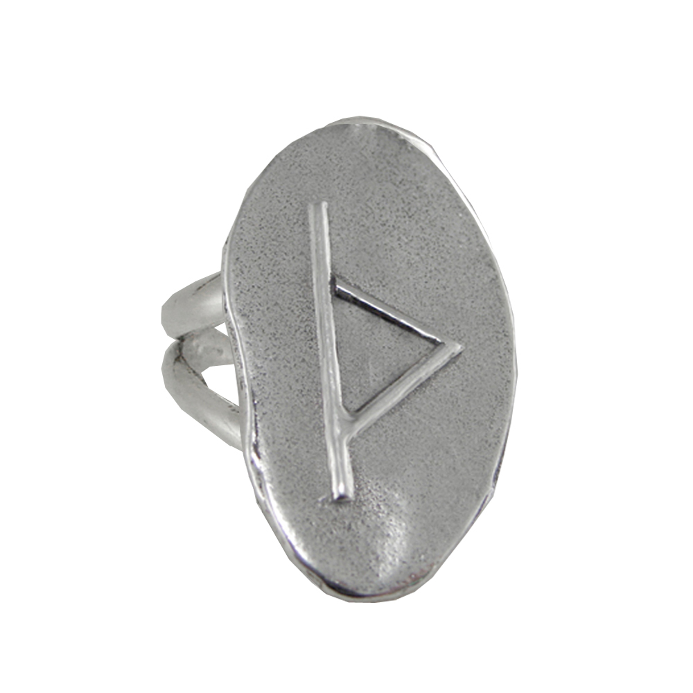 Sterling Silver Symbol For Protection Runic Ring Size 5