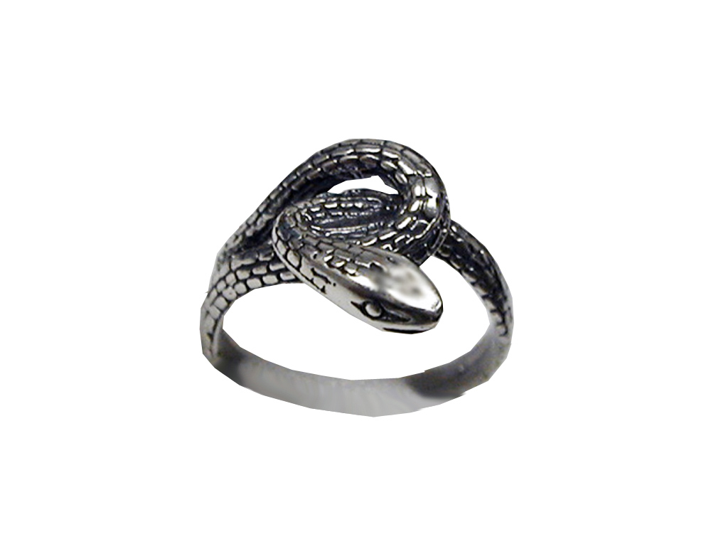 Sterling Silver Snake Ring Size 10