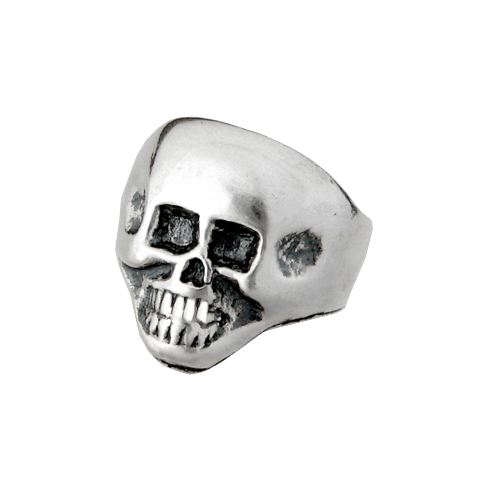 Sterling Silver Skull Ring Size 9