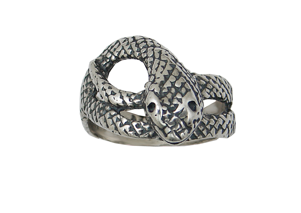 Sterling Silver Little Snake Ring Size 10