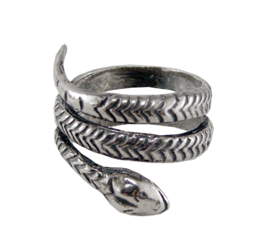 Sterling Silver Snake Ring Size 6