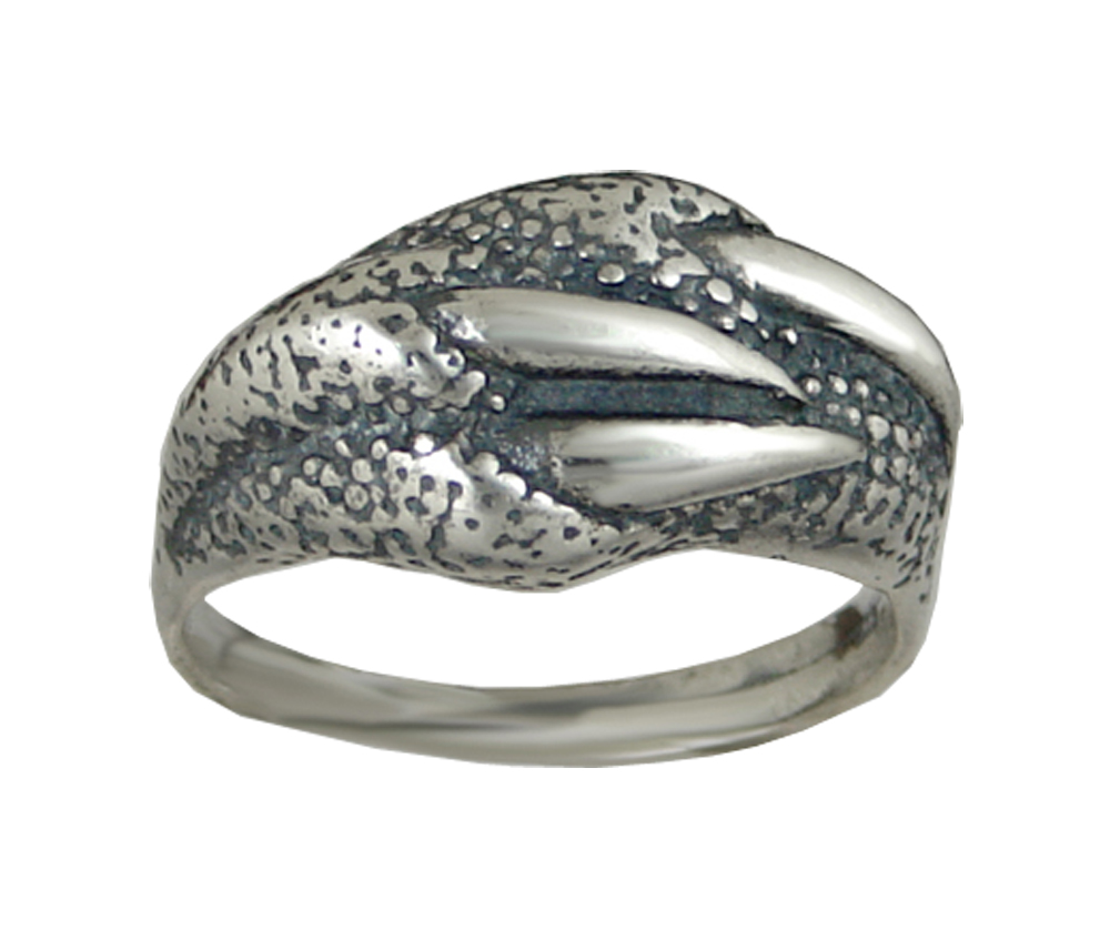 Sterling Silver Dragon's Claw Ring Size 10