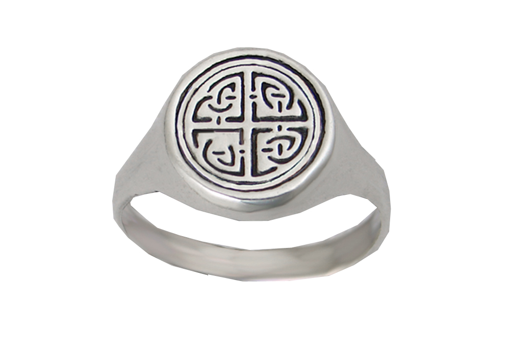 Sterling Silver Celtic Knowwork Ring Size 7