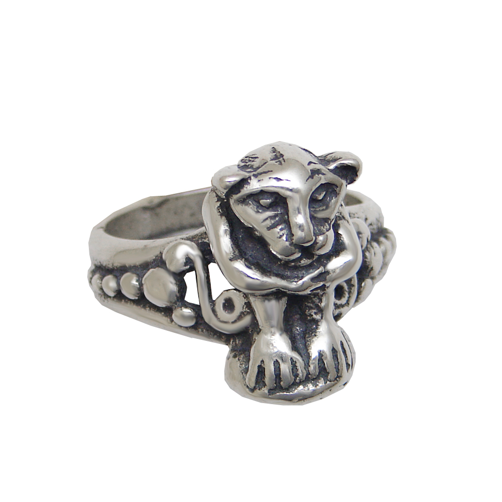 Sterling Silver Gargoyle Ring Size 8