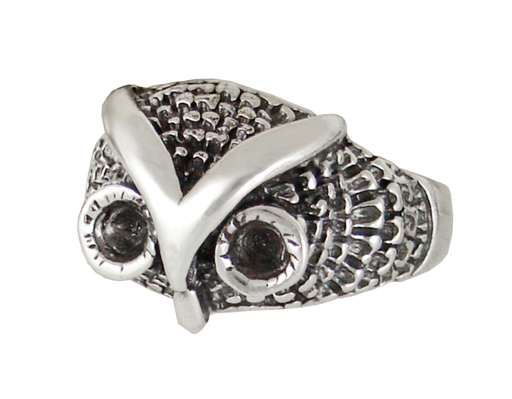 Sterling Silver Wise Owl Ring Size 10