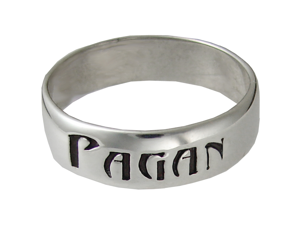 Sterling Silver PAGAN Ring Size 11