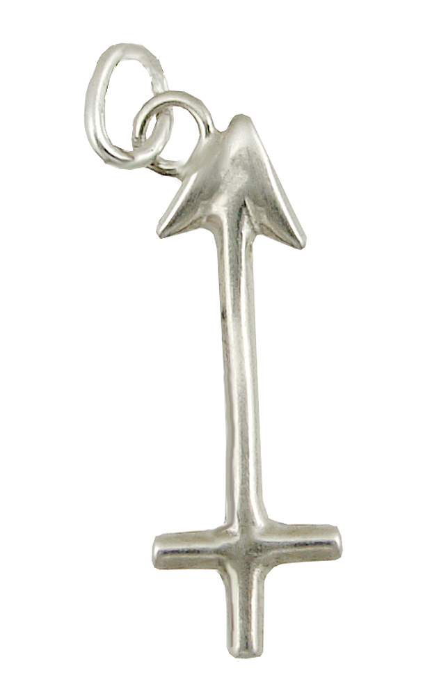 Sterling Silver Zodiac Symbol Sagittarius Charm